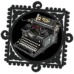 old fashioned type writer